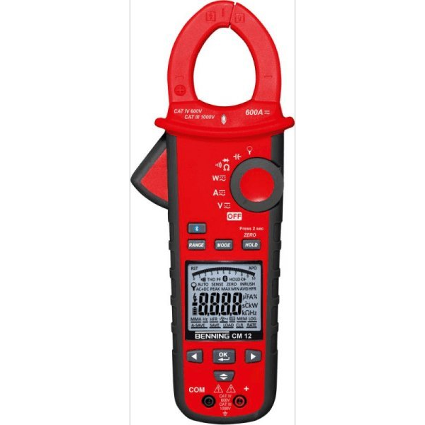 Benning CM 12 Lakatfogó CAT IV 600 V Kijelző (digitek): 9999 (BG044680)