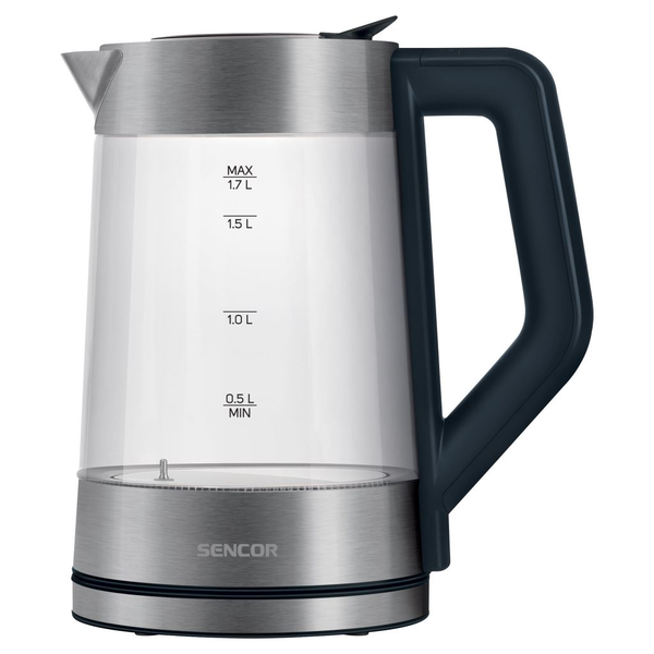 Ceainic din sticlă Sencor SWK 1795SS 1,7 l cu control al temperaturii