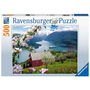 Пъзел Ravensburger - Планински пейзаж, 500 части
