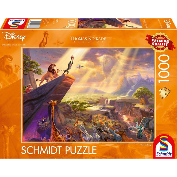 Puzzle Schmidt Spiele 1000 dílků Schmidt Puzzle Lví král 1000 ks 4059673