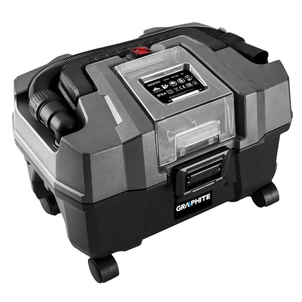 Graphite 58GE105 akkus száraz/nedves porszívó Energy+ 18V, 150W, akku nélkül