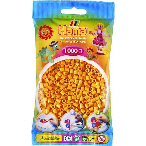 Hama Beads Hama midi perler 1000stk Peter Plys gul
