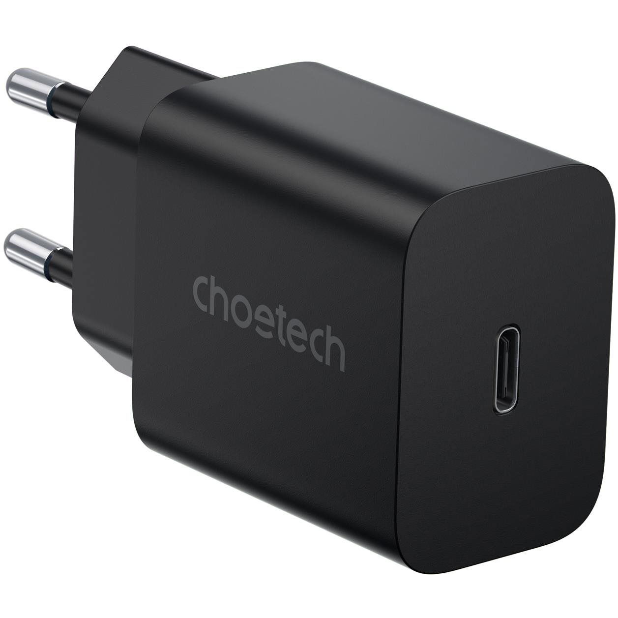 ChoeTech USB-C PD 20W Wall Charger Black (PD5005-BK)