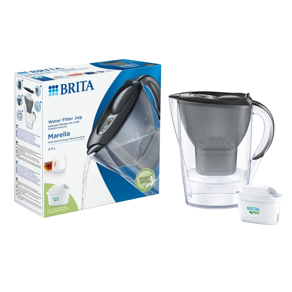 Brita Marella vízszűrő kancsó 2.4 liter grafit (1052794) (br1052794)