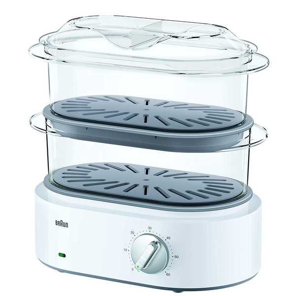 Braun FS 5100 уред за готвене на пара 2 кошница(и) Плот 850 W Бяла