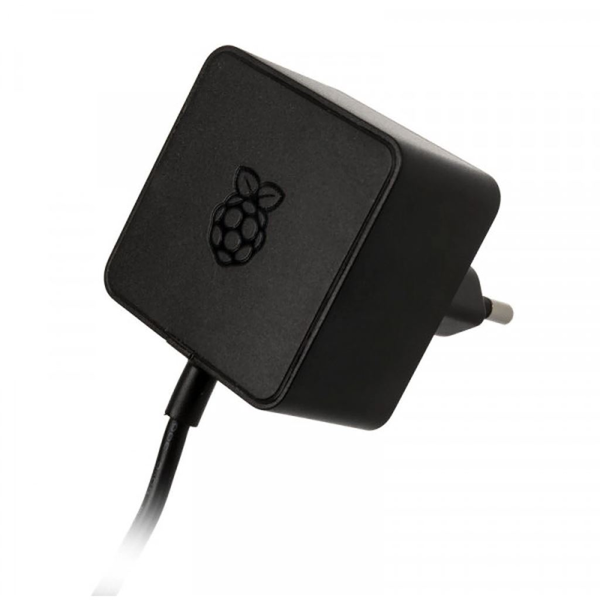 Raspberry Pi tápegység fekete (RB-NETZTEIL4-B)