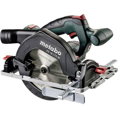Metabo KS 18 LTX 57 Akkus kézi körfűrész Vágási mélység max. (90°) 57 mm akku nélkül, párhuzamos ütközővel 18 V (601857890) (601857890)