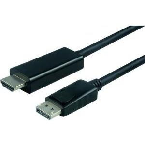 Value Kijelző csatlakozó Csatlakozókábel DisplayPort dugó, HDMI-A dugó 7.50 m Fekete 11.99.5789 Árnyékolt DisplayPort kábel (JAB-3882873)