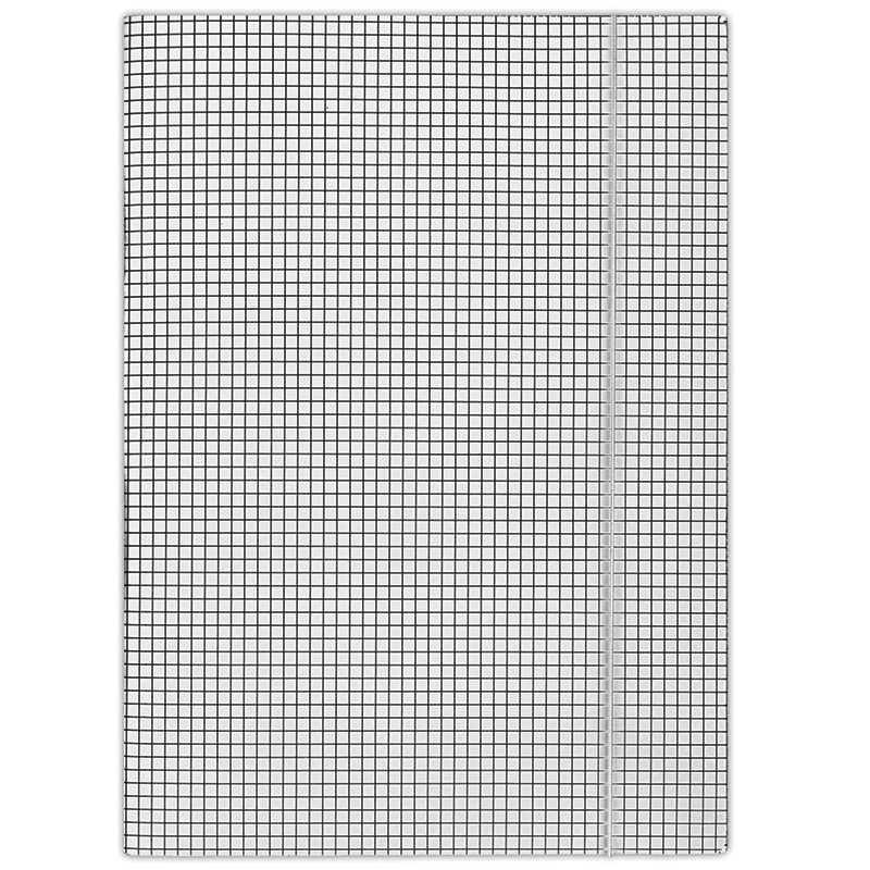 Donau A4 Karton Gumis Mappa - Fehér kockás (FEP09)