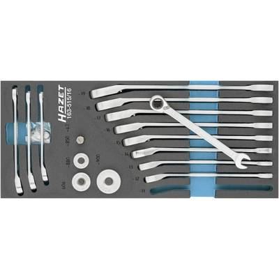 Racsnis csavarkulcs készlet 16 részes Hazet 163-515/16 (163-515/16)