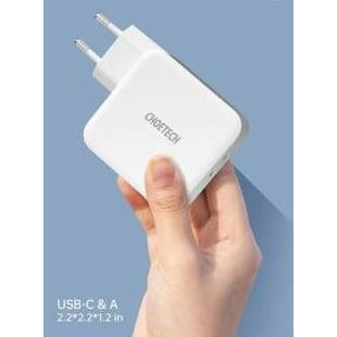 Choetech PD8002 USB + USB-C PD 3.0 hálózati töltő 65W (PD8002)
