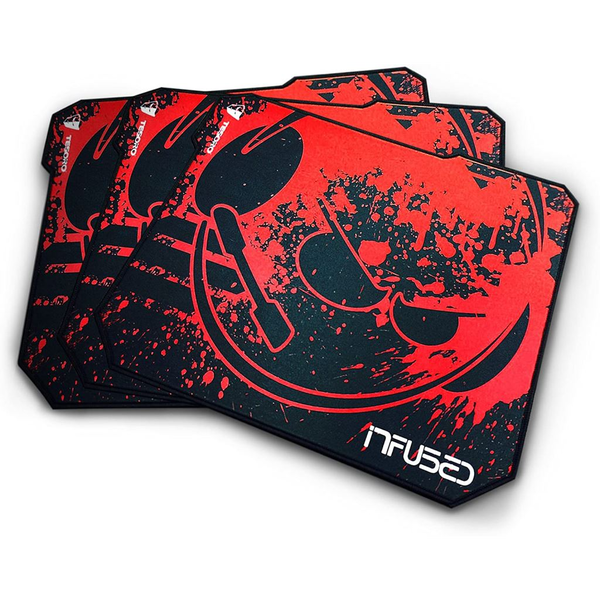 Tesoro Aegis X3 Infused egérpad fekete-piros (TS-X3-INF)