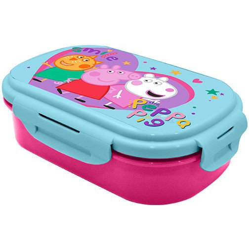 Peppa malac Smile szendvicsdoboz + evőeszköz szett