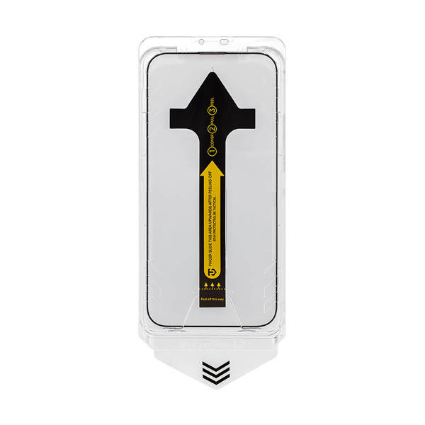 Tactical Impact Barrier Apple iPhone 11/XR tempered glass kijelzővédő fólia felhelyező kerettel (57983122314)