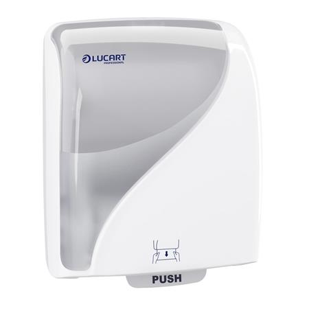 LUCART Identity Hands 2.0 Kéztörlő adagoló 381x290x223mm fehér-áttetsző