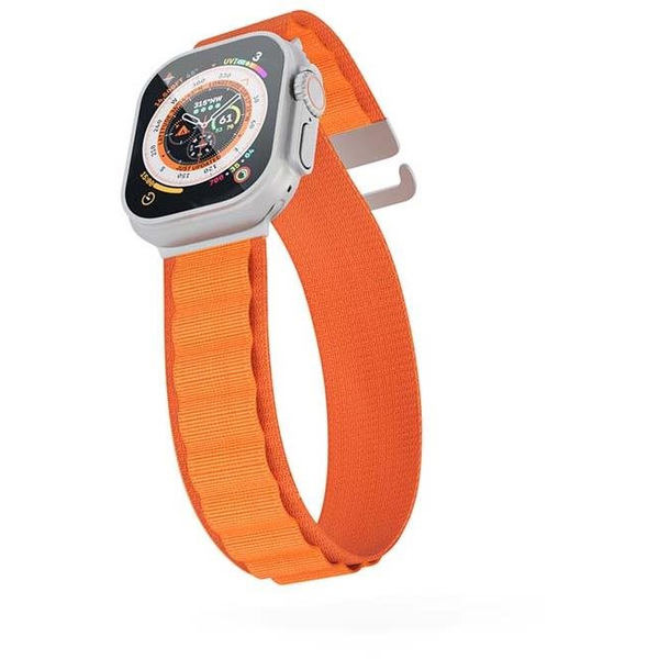 Epico Alpine Loop Apple Watch 42mm / 44mm / 45mm / 49mm szíj - narancssárga