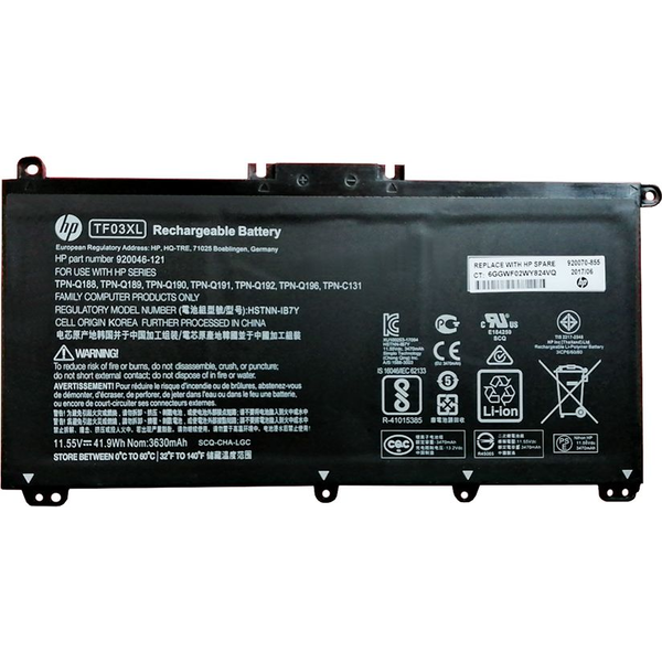 Bateria Portatil Hp Pavilion 15-cc 15-cd 11.55v 3600mah 41wh