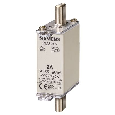 Siemens 3NA3805 500V 000 16A gG NH-biztosíték (3NA3805)