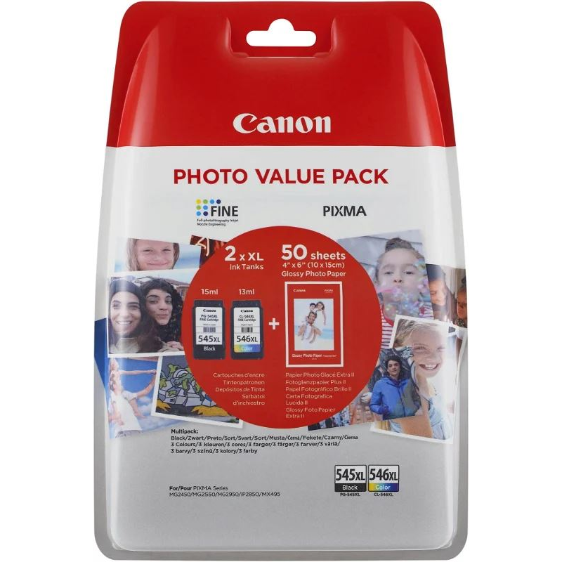 Ink/PG-545XL/CL-546XL Multipack+fotópapír (8286B012)