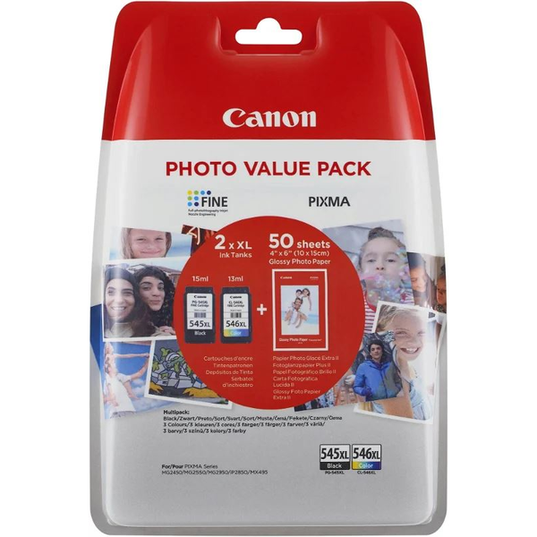 Canon PG-545XL/CL-546XL Cartuș de cerneală original Multipack 4 culori