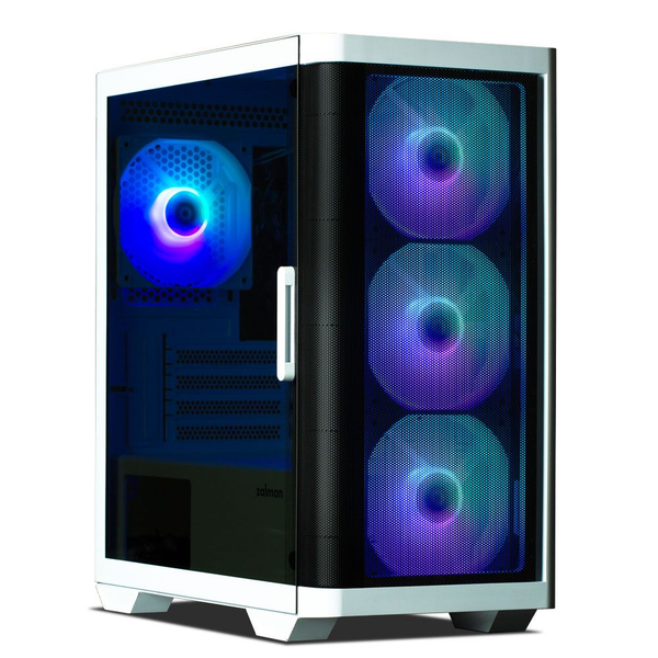 Zalman Skříň M4 White mATX Mini Tower 4 Fans