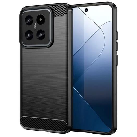 Gigapack Xiaomi 14 5G szilikon tok fekete (GP-155501) (GP-155501)