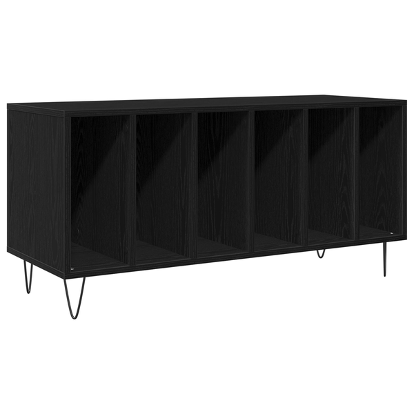 Rekord Szekrény Fekete Tölgy 100x38x48 cm Mérnöki Fa