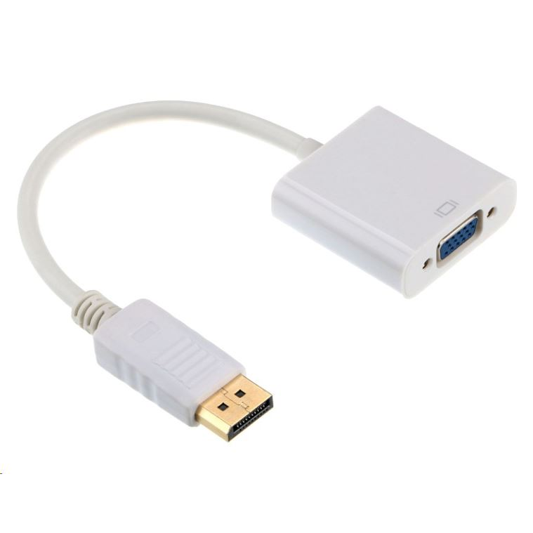 Gembird Cablexpert Display port male --> VGA female adapter (A-DPM-VGAF-02-W) (A-DPM-VGAF-02-W)