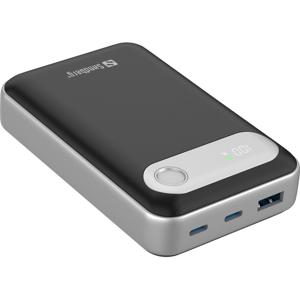 Sandberg 421-41 Powerbank Lithium Polymer (LiPo) 20000 mAh Schwarz, Silber