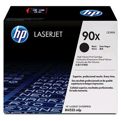HP 90X High Yield Black Original LaserJet Toner Cartridge tonerpatron 1 stk