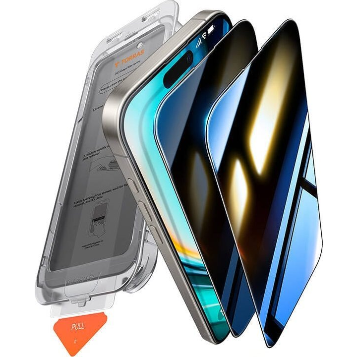 Privacy tempered glass Install Master Privacy for iPhone 16 ProMax (X00FX1567)
