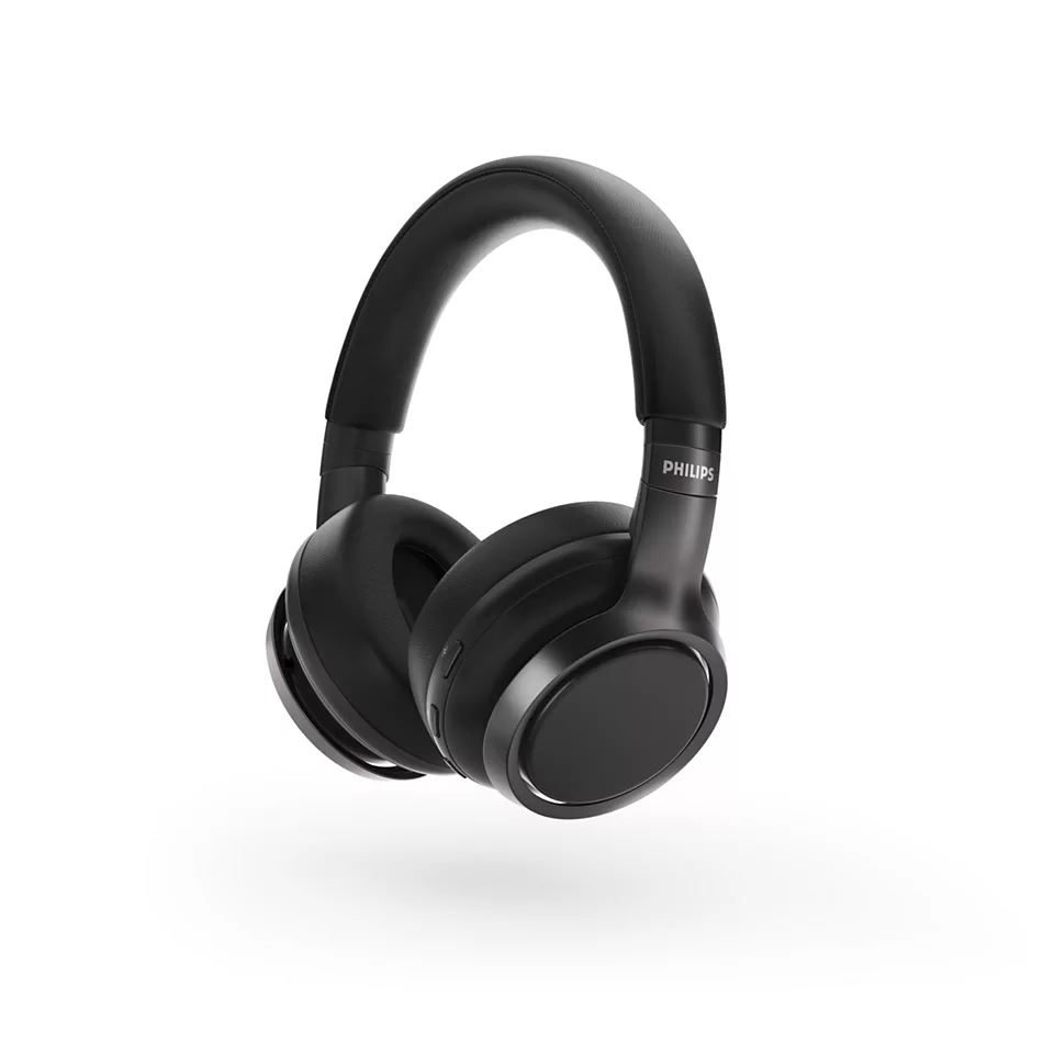 Philips TAH9505BK/00 slúchadlo / náhlavná súprava Slúchadlá s mikrofónom Káblový a bezdrôtový Pres hlavu Hovor / hudba USB Typ-C Bluetooth Čierna (TAH9505BK/00)