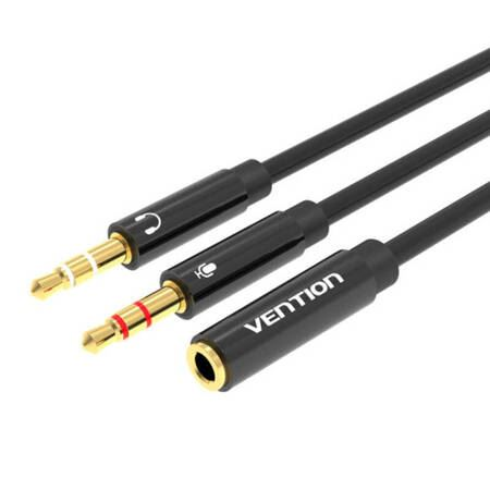 Vention BBTBY audio splitter Černá