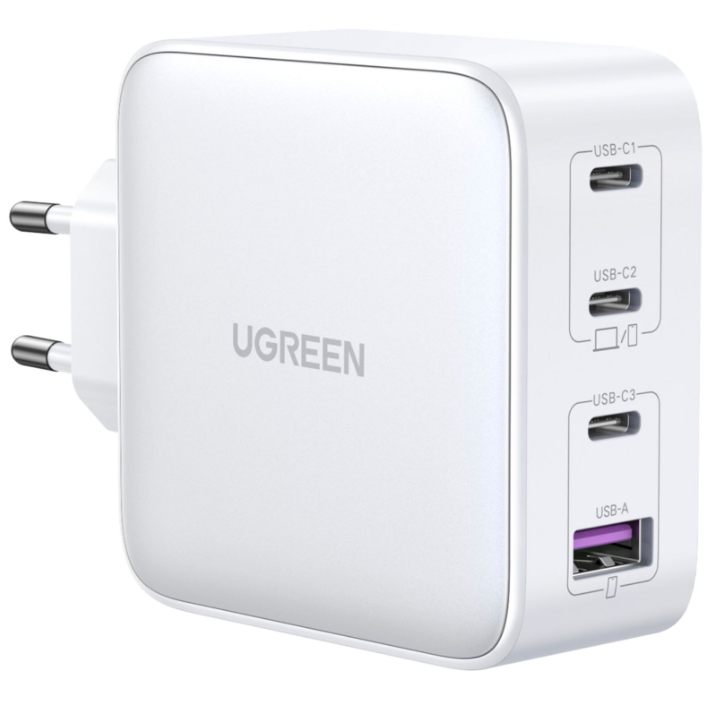 Ugreen 15337 mobiltelefon töltő Univerzális Fehér AC Gyorstöltés Beltéri (15337)