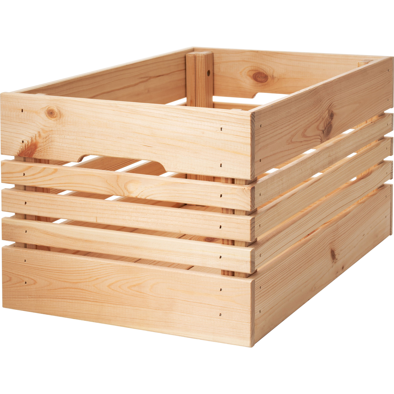 Siguro PineBox Tárolódoboz fenyőfából, 31×46×25 cm, 35,6 l (SGR-SB-L735H)