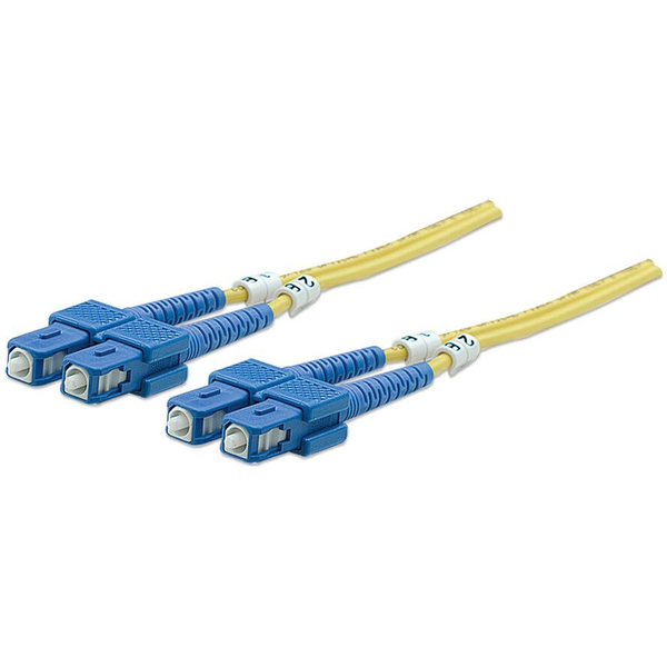 Intellinet 470636 Cable de fibra óptica e InfiniBand 5 m SC Amarillo