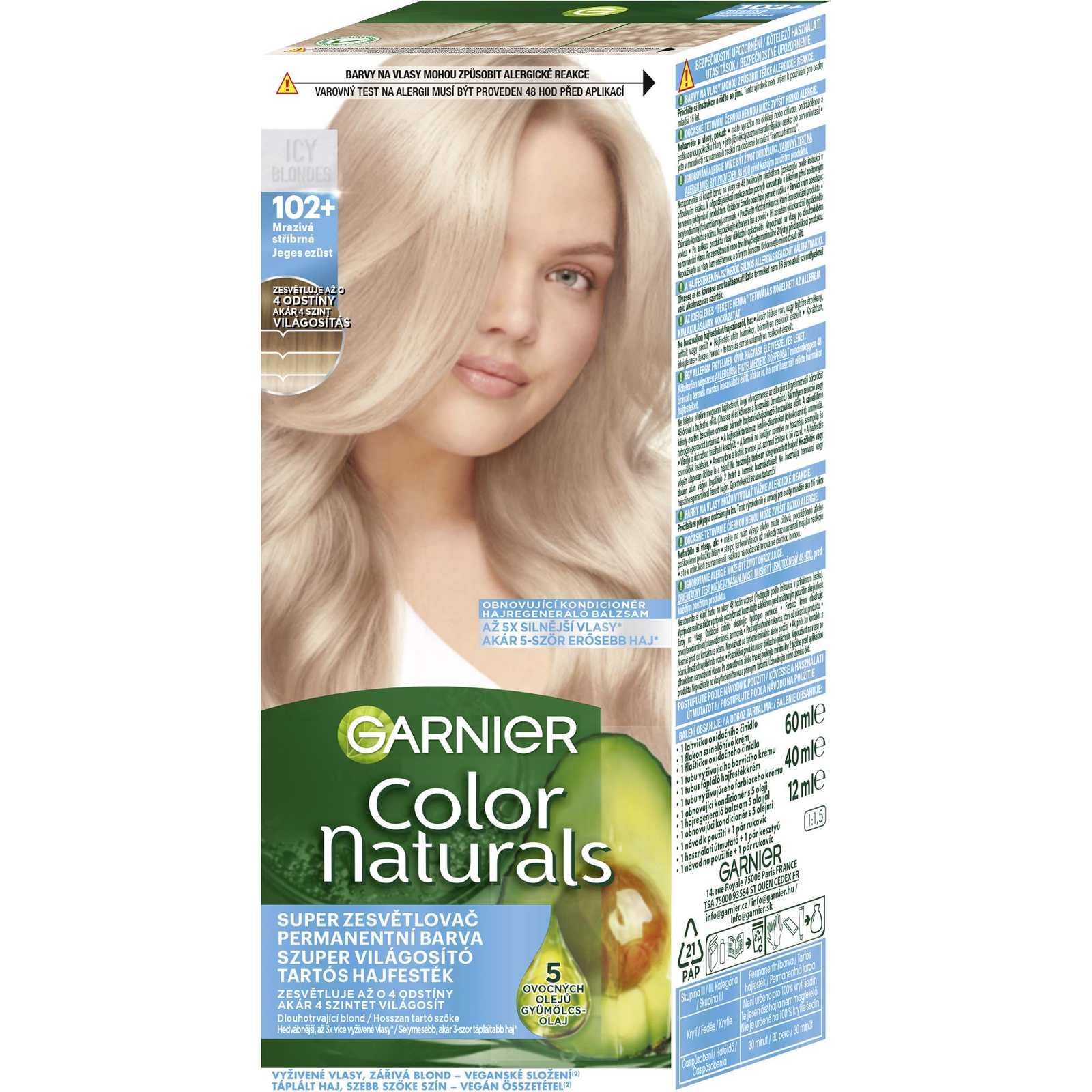 GARNIER Color Naturals 102+ Jeges ezüst (3600542622073)