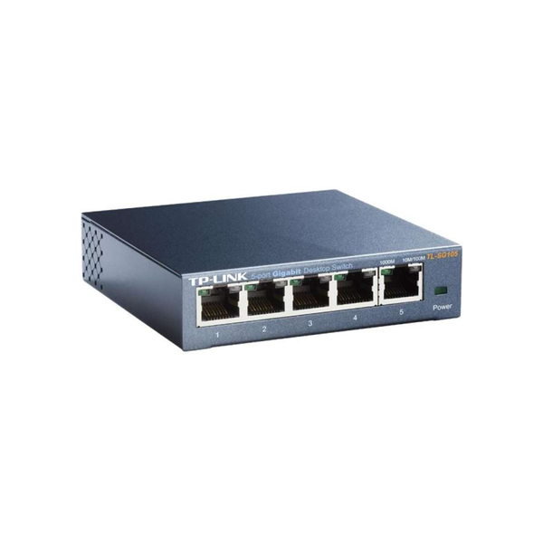 TP-Link TL-SG105 Ikke administreret Gigabit Ethernet (10/100/1000) Sort