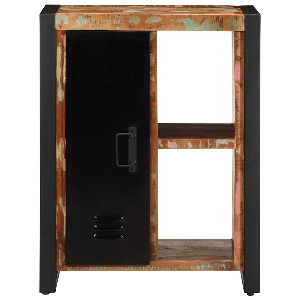 Tálaló többszínű 55x35x70 cm Tömör fa újrahasznosított (4013578)