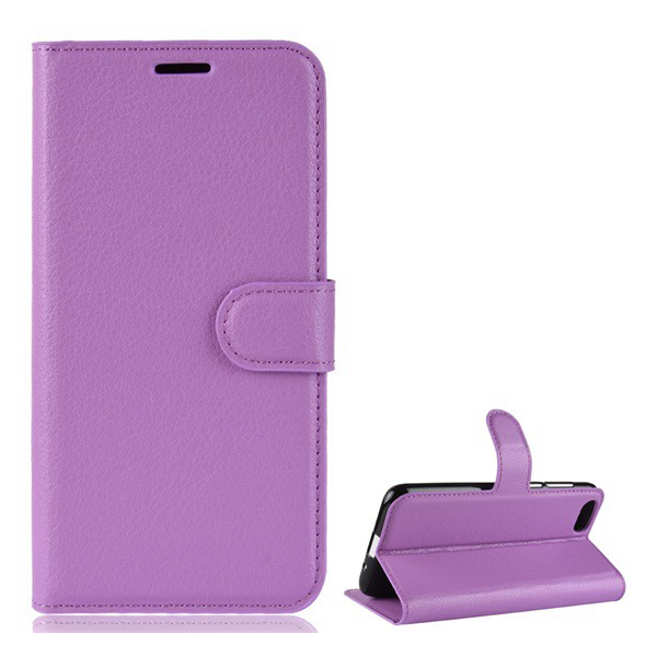 Tok álló, bőr hatású (FLIP, oldalra nyíló, asztali tartó funkció, prémium) LILA [Honor 7S] (5996457789795)