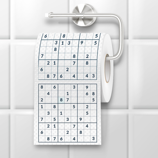 Mad Monkey - Toilettenpapier "Sudoku"