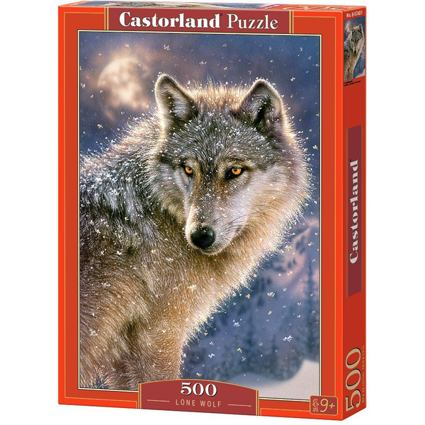 Castorland Lone wolf 500 pcs Пъзел 500 броя Фауна