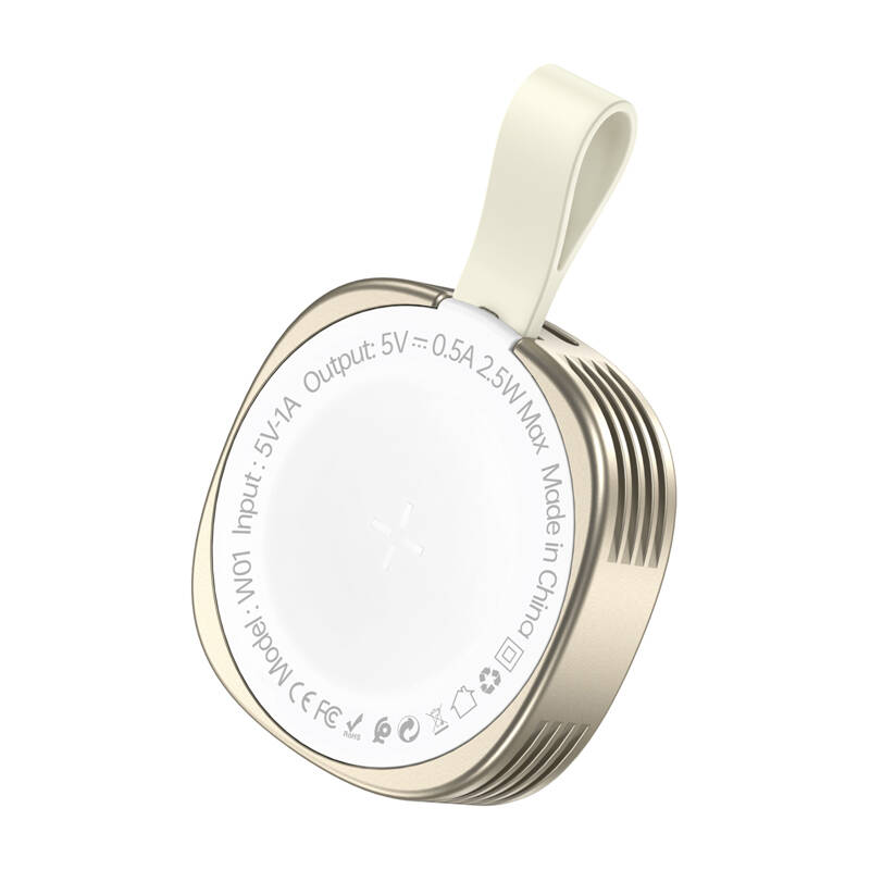 Foneng W01 Apple Watch Vezeték nélküli Töltő 2,5W - Arany (W01 APPLE WATCH GOLD)