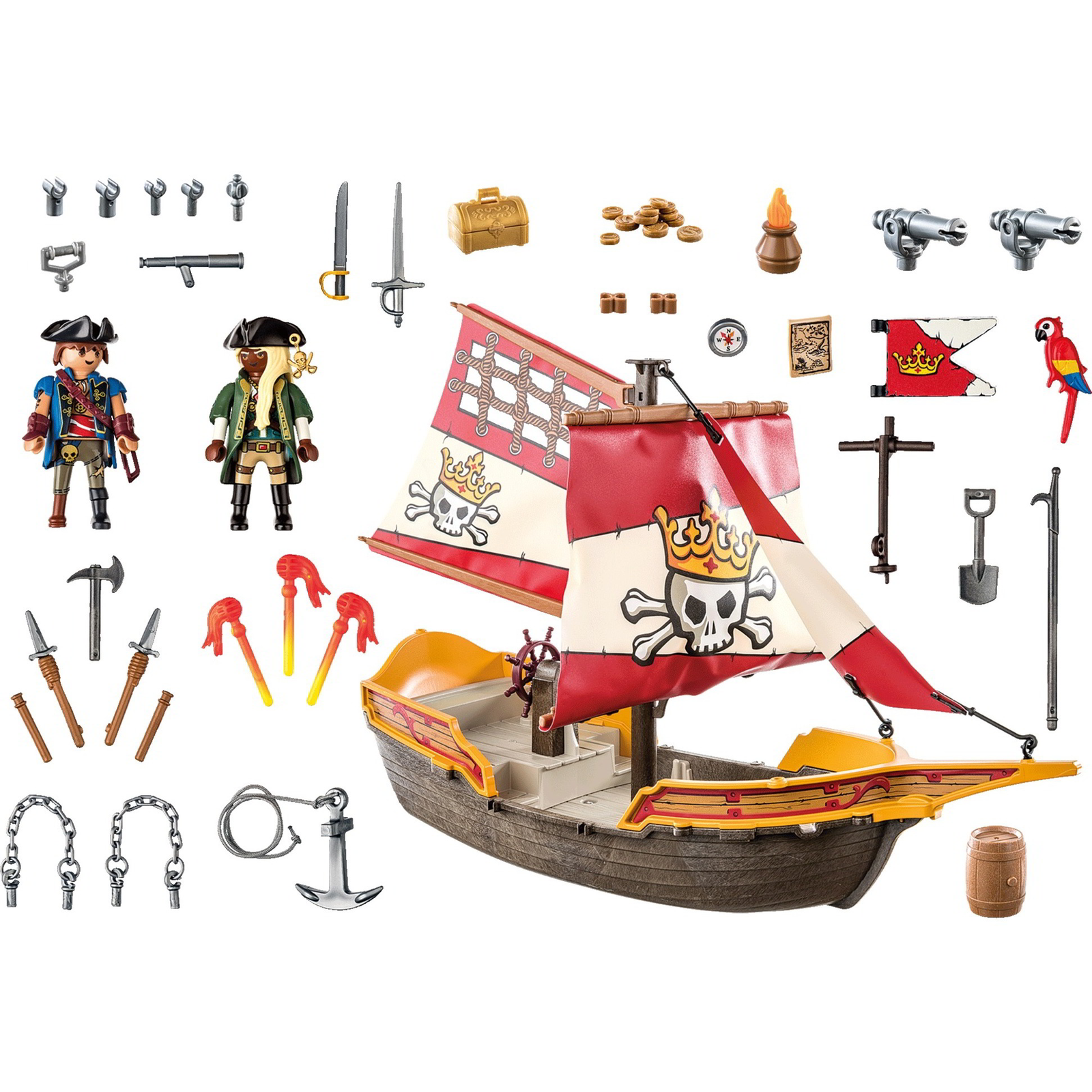 Playmobil Pirates: 71418 - Kalózhajó (71418)