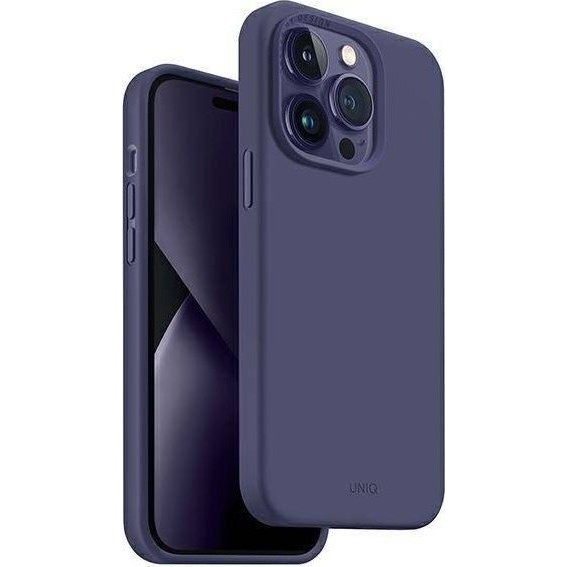 Uniq Lino Apple iPhone 14 Pro Max Szilikon Tok - Lila (UNIQ710)