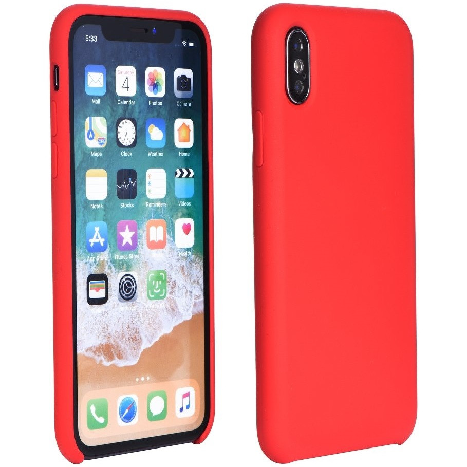 Samsung Galaxy M20 SM-M205F, Szilikon tok, Forcell Silicone, piros (90403)