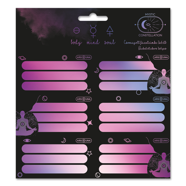 Ars Una Mystic Constellation 25 (5491) 3x6 db füzetcímke (53834911)