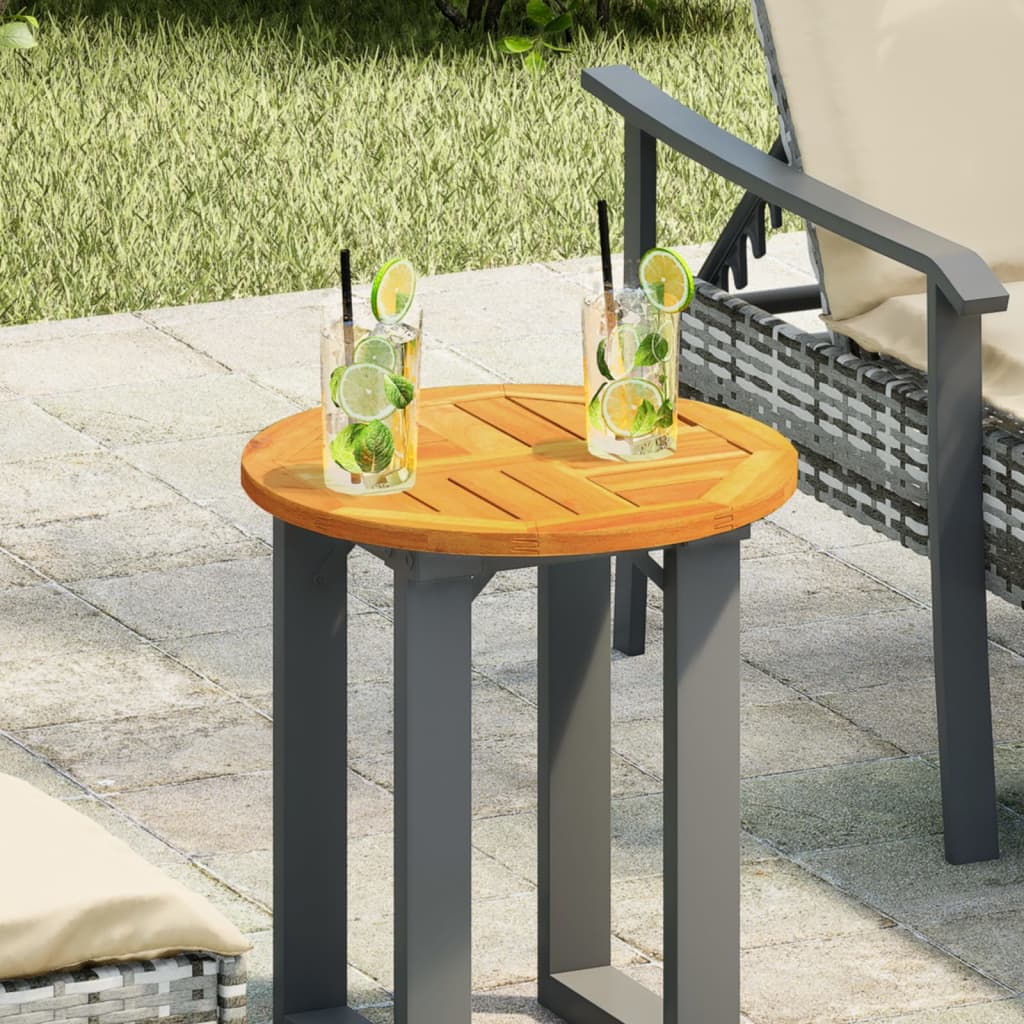 tömör akácfa kerek asztallap Ø40x2 cm (4004246)