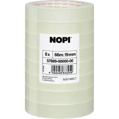 tesa NOPI Klebefilm 66m x 19mm transparent