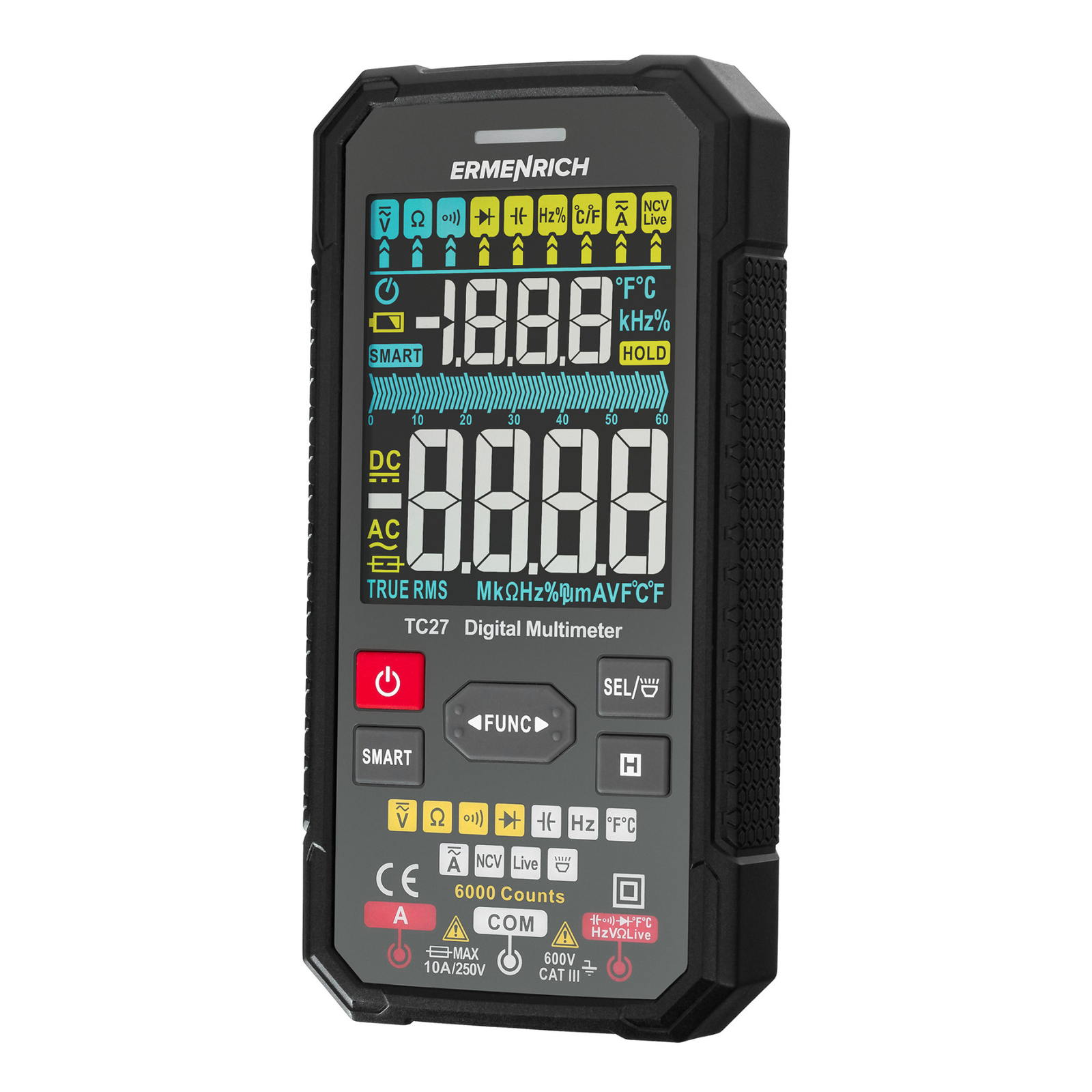 Ermenrich Zing TC27 digitális multiméter (82988) (82988)